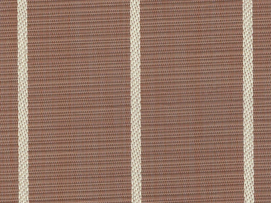 Padding 8.5'x25' Teak w/ 307 - Marine White Woven Flooring Stripes Vinyl / -