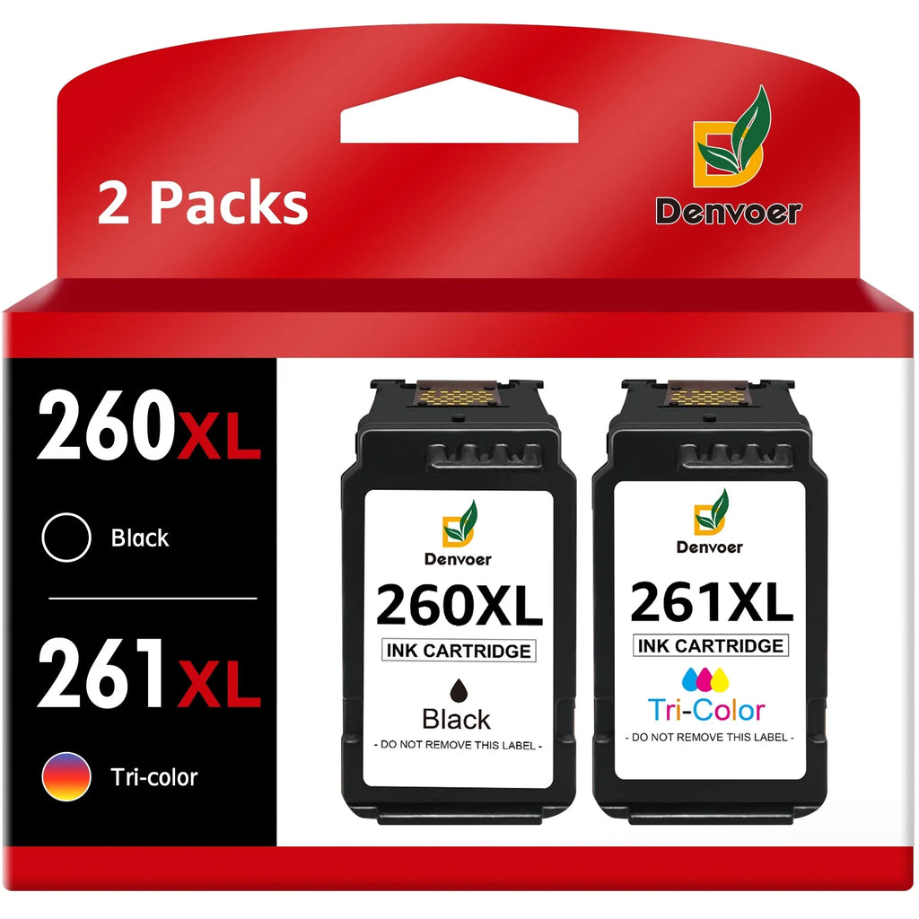 Ink 261 PG-260XL/CL-261XL Canon for TS5320 261XL Cartridges TS6420 Printers(1 for Ink TR7020 260XL Black, Canon Pixma for Cartridges, Ink Color) 260 and fit Canon Compatible 1