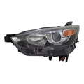 CAPA Headlight Certified Driver Mazda Fits Replacement KAI Standard New Housing, Lens Side And CX3 2016-2020