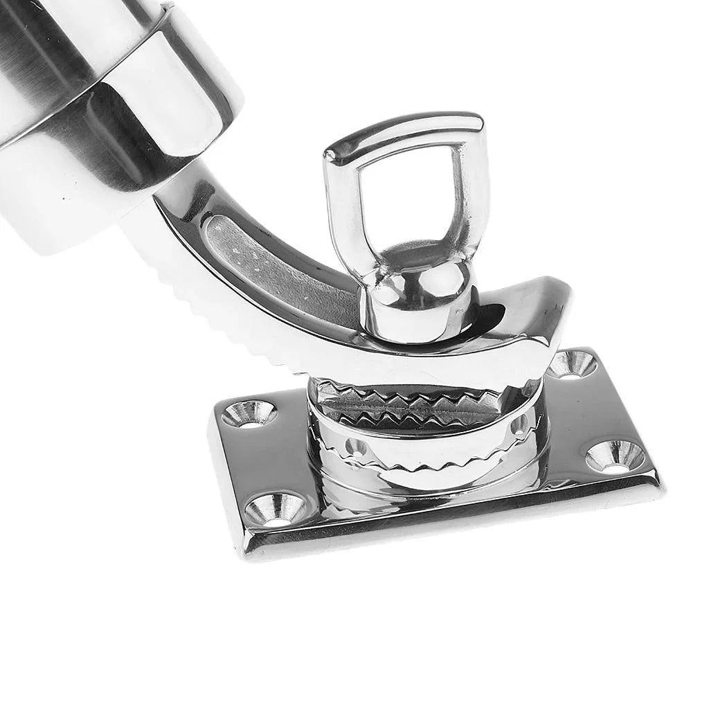 Grade Holder, Pole Roatable, 360 Angle 316 Hardware Adjustable, Degree Fishing Yacht Rod Marine Mounted, Marine Stainless Boat Deck