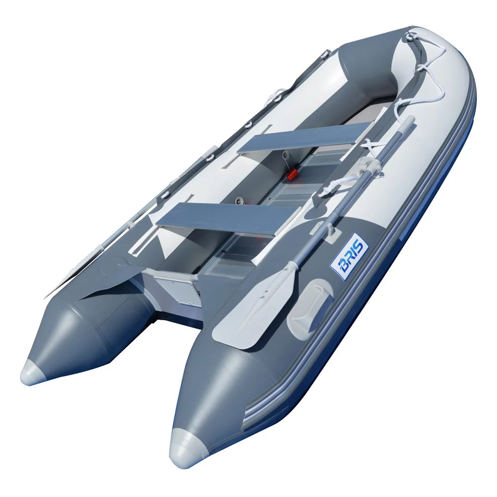 Aluminum 9.8 Boat BRIS Inflatable floor Ft. with Tender Raft Dinghy