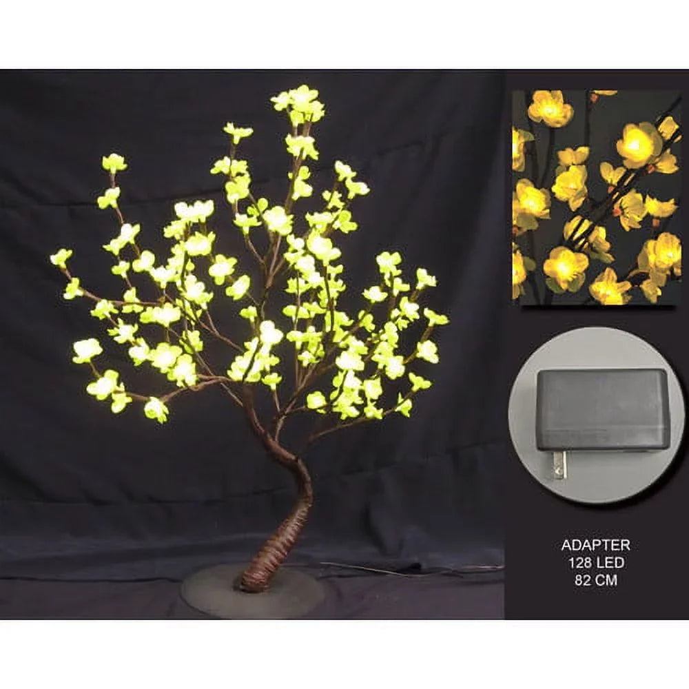 Pink LEDs Lighted Ltd. Gift Bonsai Hi-Line Tree 128 -