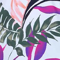 Tankini ESCAPE 12 Stretch Sweetheart ISLAND White Aloha Top Neck Swimsuit Palms Women's Print Ruffled Tropical