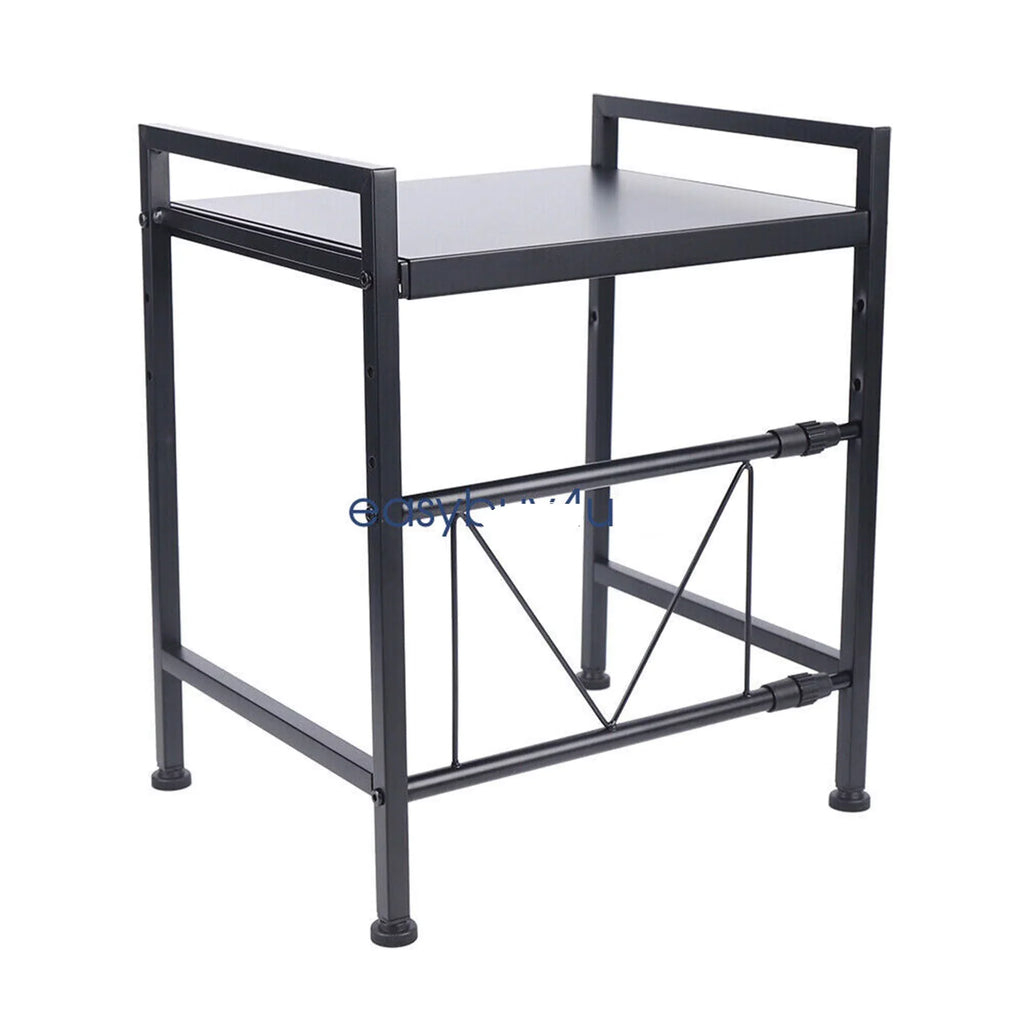 14.5~22.8 Stand, Shelf Rack, Oven Retractable Expandable Metal Kitchen Rack, Single Microwave Oven Cabinet Oven Rack inch Condiment Storage Microwave Countertop Tier Microwave