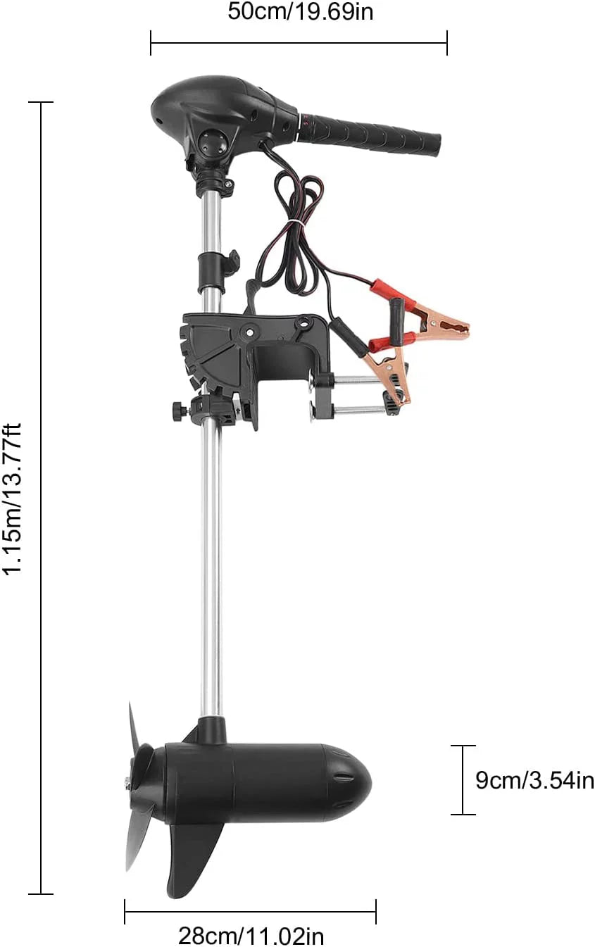Outboard Motor Engine Display 12V Motor LED With Fishing Trolling Boat Miumaeov Electric