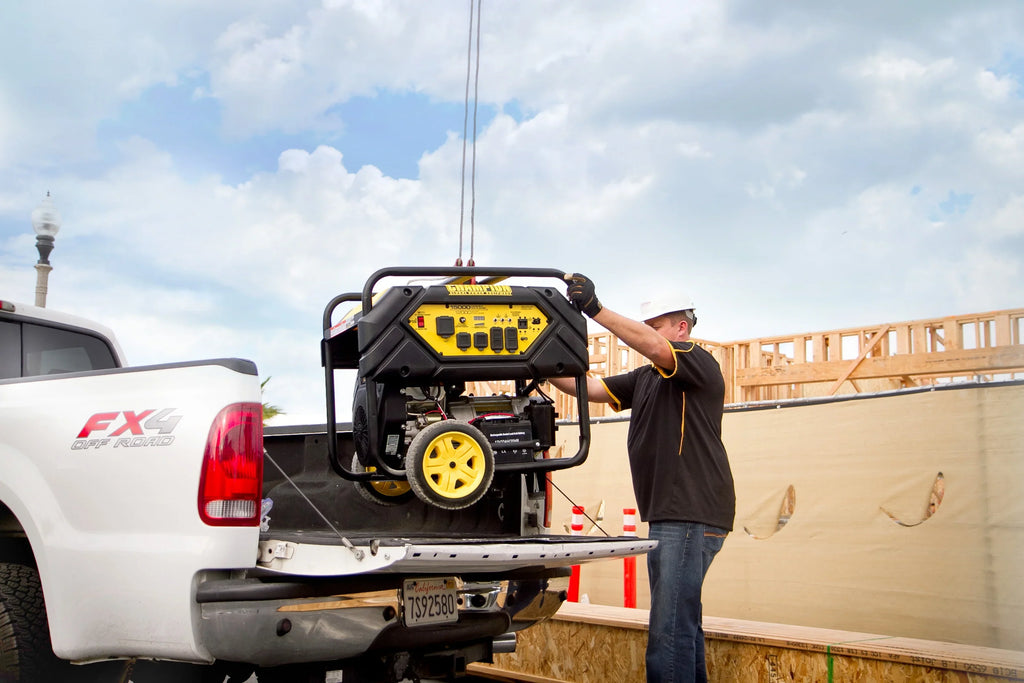 Portable and Generator Start Champion Electric Hook Power Equipment Lift with Watts 15,000/12,000