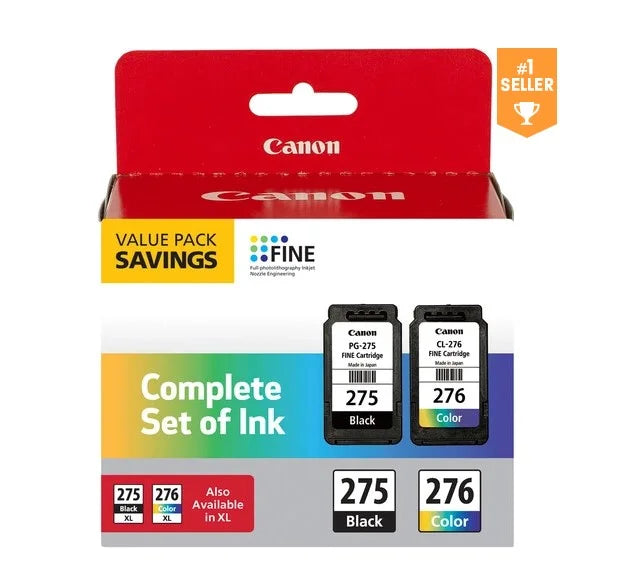 Pack CL-276 Set of Complete Value PG-275, Canon Ink