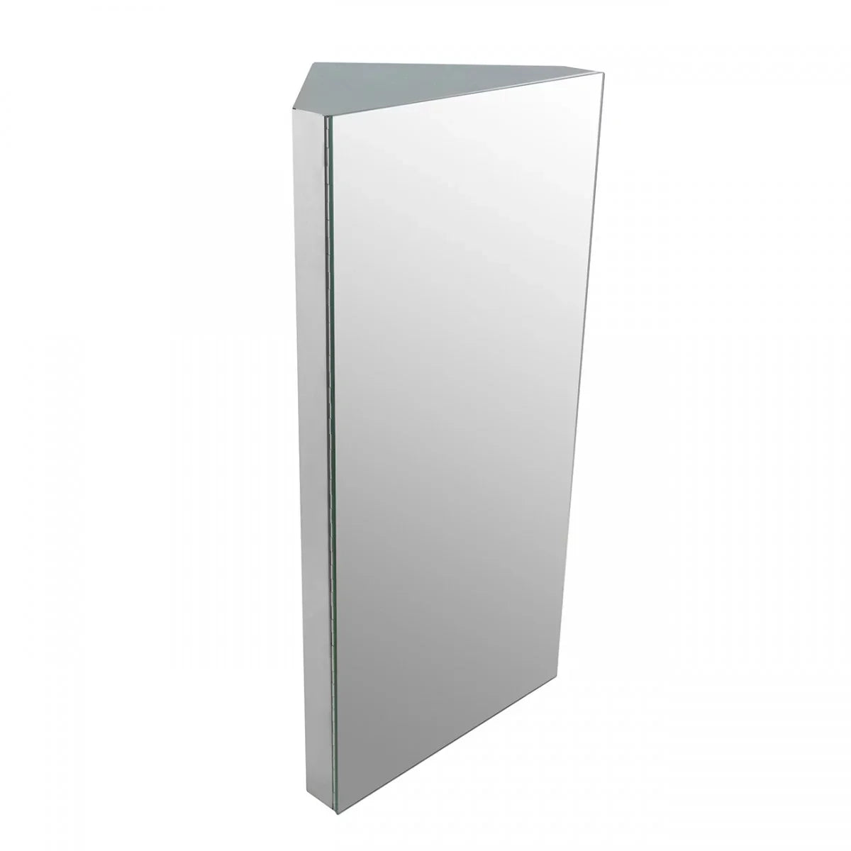 w/Mirror Cabinet Opens Corner Stainless Medicine Wall Steel Left Mount to Cabinet Shelf Renovator's Triple Supply Bathroom w/Screws