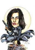 Caricatures Kate by Levandoski Card Artwork Beckinsale Tim Trading 11x14 Crazy