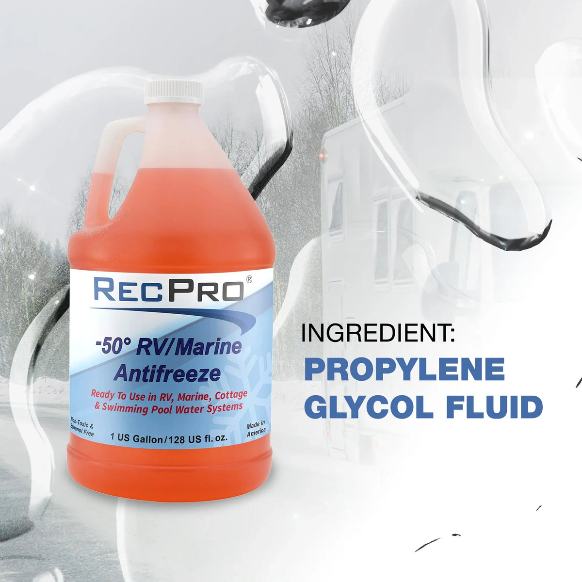 Vehicles Winterizing Antifreeze RV Fluid (2 for Concentrate RecPro Pack)