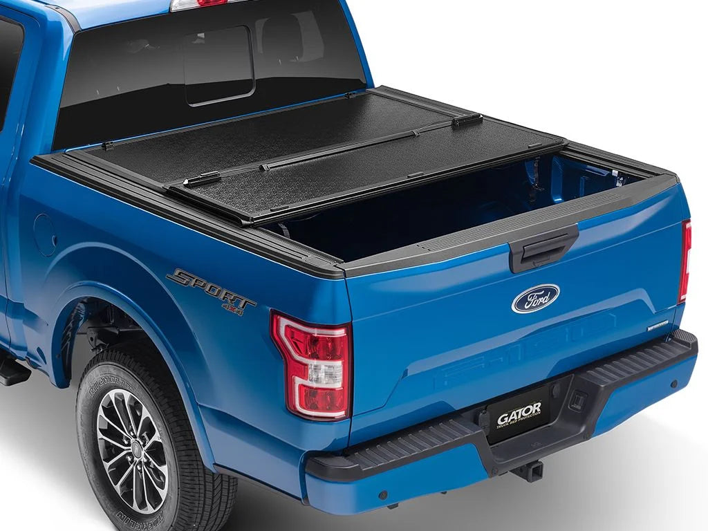 Truck (78.9") 1500 | Gator | 2014 Cover by Limited RealTruck Hard Chevy/GMC EFX 6' with Compatible Ltd/Lgcy Bed 2019 2018, Tonneau Silverado/Sierra - GC14019 Tri-Fold Bed 7"