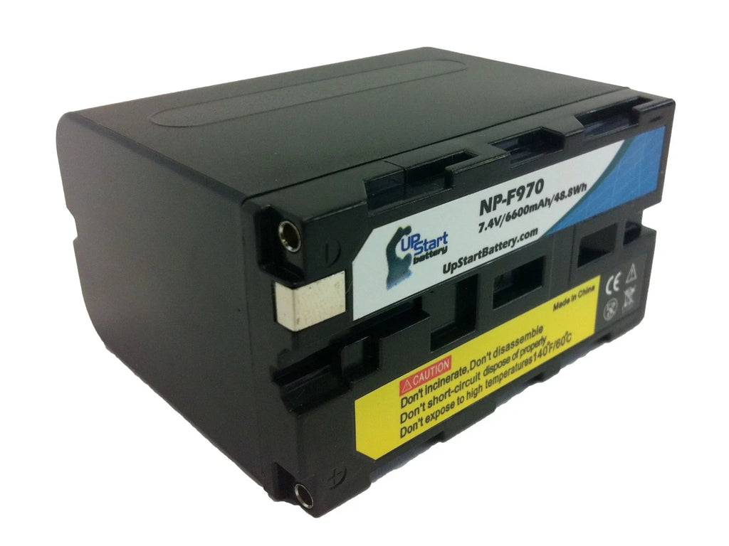Battery Battery - Sony UpStart Camera (6600mAh, Capacity High Sony Replacement GV-A100 Lithium-Ion) Battery for 7.4V, - Pack High Digital 2x Capacity NP-F970
