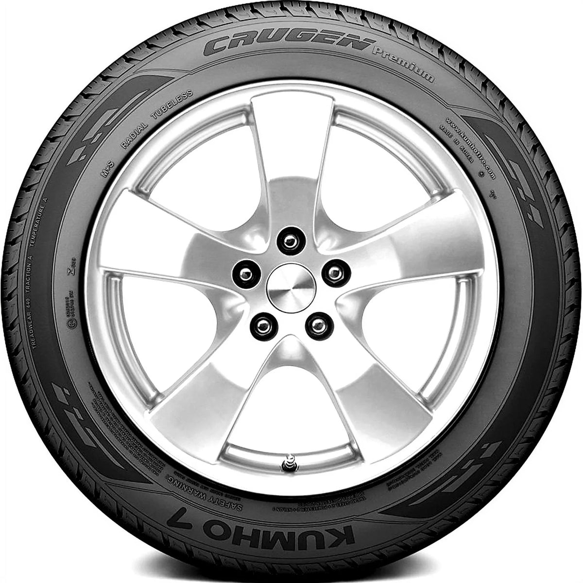 Premium Toyota 110V Kumho A/S 2021 Tires Bronze 235/65R18 Crugen Toyota (FOUR) All Set XL Edition, Highlander XSE Fits: Highlander Hybrid of 4 2022-23 Season