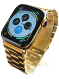 Custom 44mm SERIES with Plated Release) Band 5 Gold iWatch (2019 24K Link Gold GPS+LTE