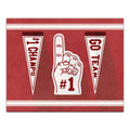Products One Canvas Fan Number Creative 16x20 Art Wall