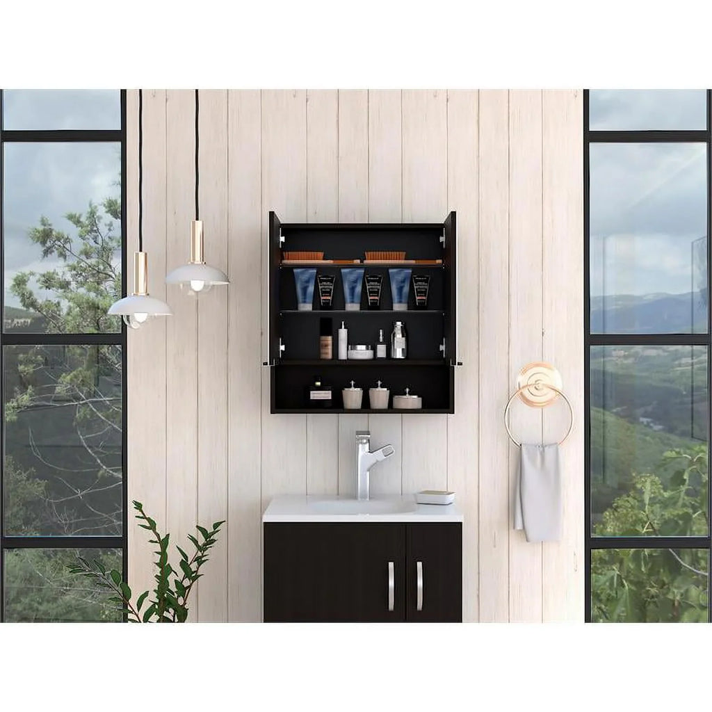 Medicine One 63" Square Cabinet with Set 2-Piece Door & Cabinet Home Linen