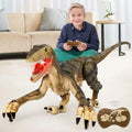 Boys Age Remote Old Dinosaur 3-5, RC for with - Toys Dinosaur T-Rex Lights Years Brown 5-7, JBee Robot Ctrl Gifts 8-12 Control and Girls Toy Kids Walking Sounds Boys for