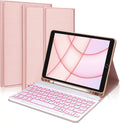Bluetooth Gen Holder Pencil iPad Keyboard Pink 2022 Case Apple 5th for Keyboard iPad Air Kvago Built-in