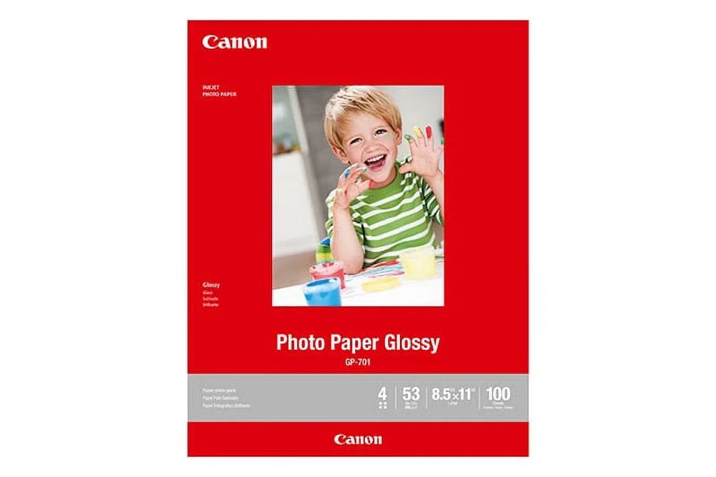 Photo (8.5 x Paper Glossy GP-701 Canon Sheets) 11", 100