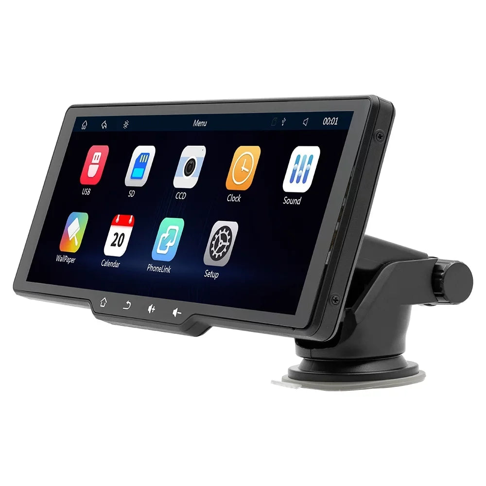 Car Camcorder, Recorder, Car Multilanguage Wireless Portable Support Player with CarPlay Camera Andoer Auto Car Video
