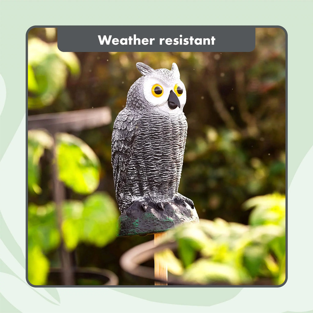 Pest Decoys Repellent (set (small) Protectors Owl - Garden Scarecrow Fake of - 3)
