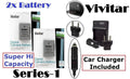 EN-EL14a Charger Battery mAh Vivitar Li-Ion & 2-Pc 2300 D3400 Super Nikon For Hi