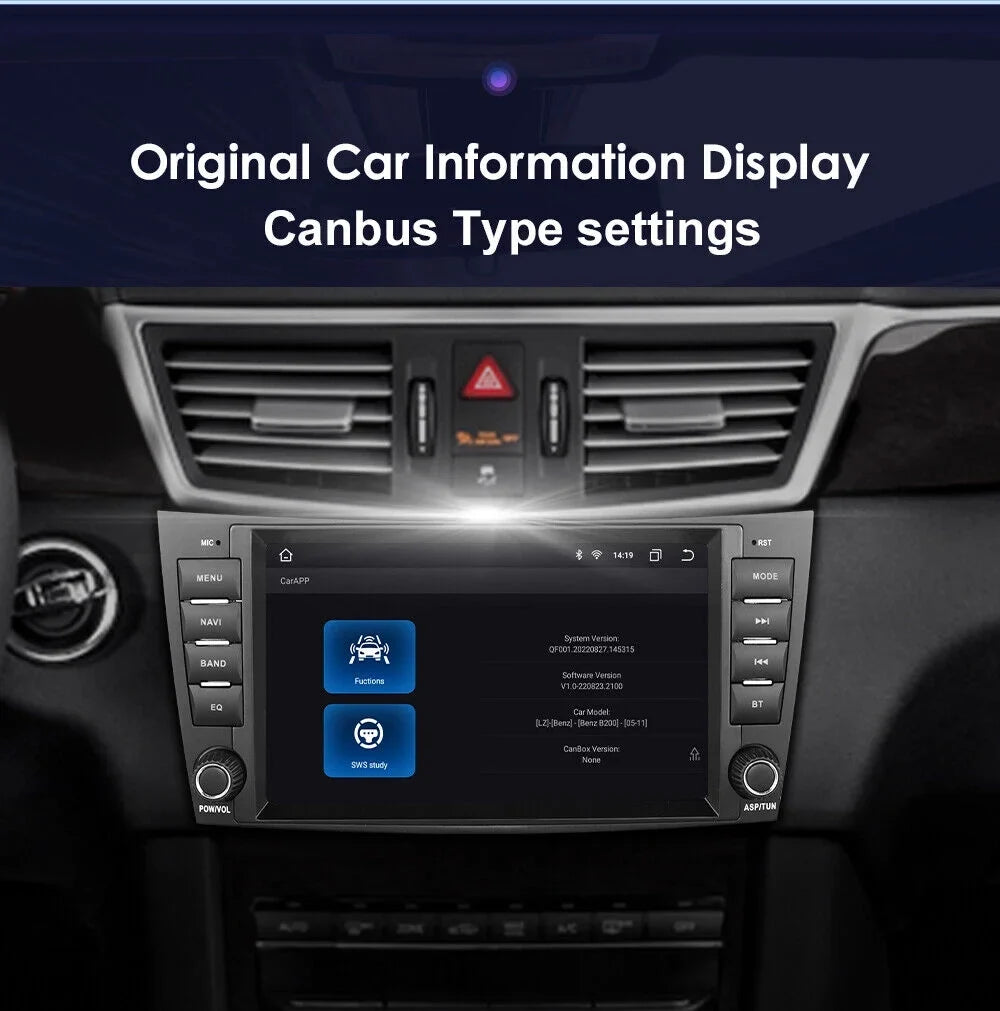1280*720 8" Mercedes Car DSP Nav Carplay E-Class W219 for Radio Benz Stereo GPS