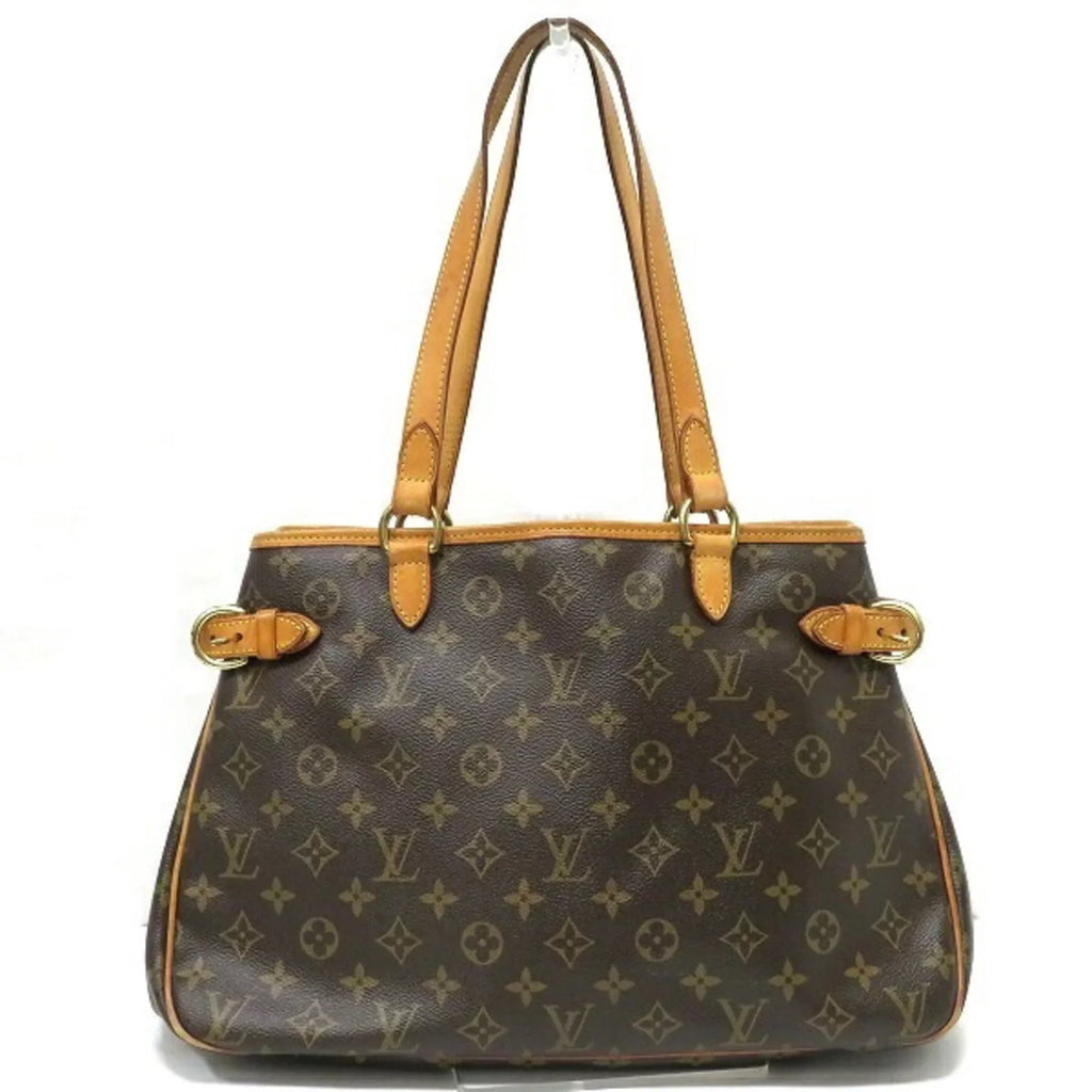 M51154 Used Bag Ladies Louis Authenticated Vuitton Batignolles Tote Horizontal Monogram