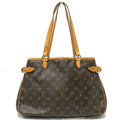 M51154 Used Bag Ladies Louis Authenticated Vuitton Batignolles Tote Horizontal Monogram
