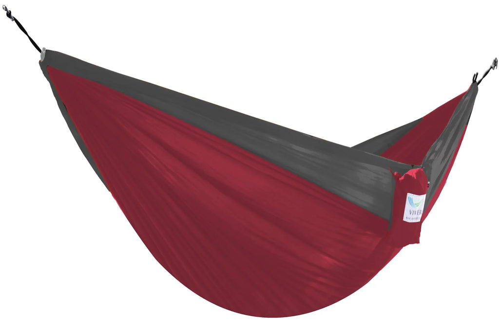 Nylon Hammock Red The Traveler’s Collection Duty Lightweight 128" and Gray Heavy Hamptons