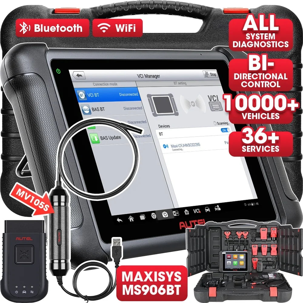 Control, MK906 Pro/ Same Pro/ Autel Tool MS906BT MaxiSys Services Scan Bi-Directional MK908 Diagnostic as Car MS906 36+