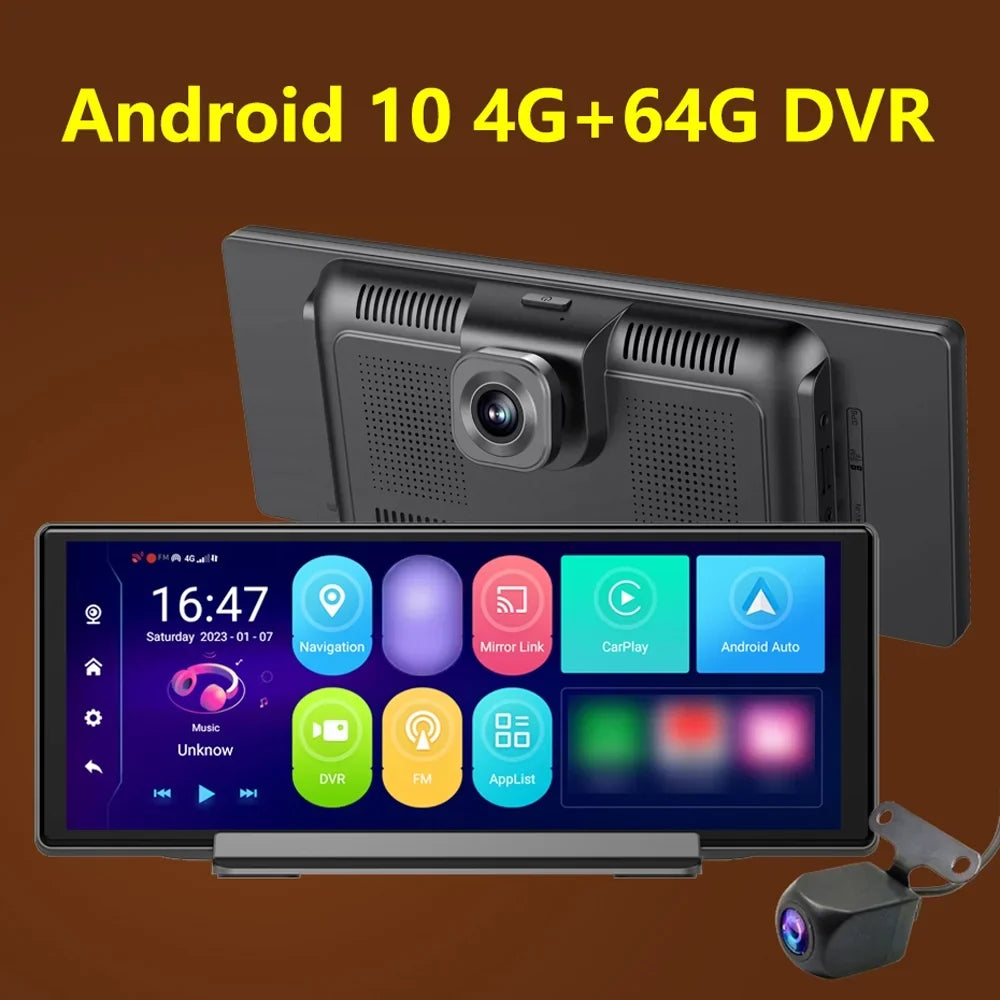 DVR GPS 10.0 Dual WIFI Android Inch Navigation Anself Dashcam 10.26 Car Camera