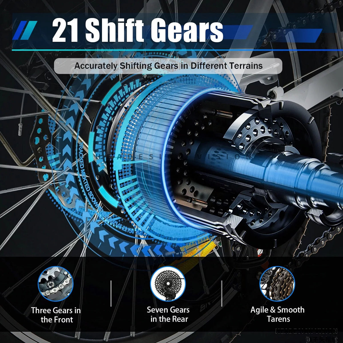 MTB Bicycle Disc Speed SHZICMY Bike Bikes Dual Folding 21 School Mountain Men 26" Brake