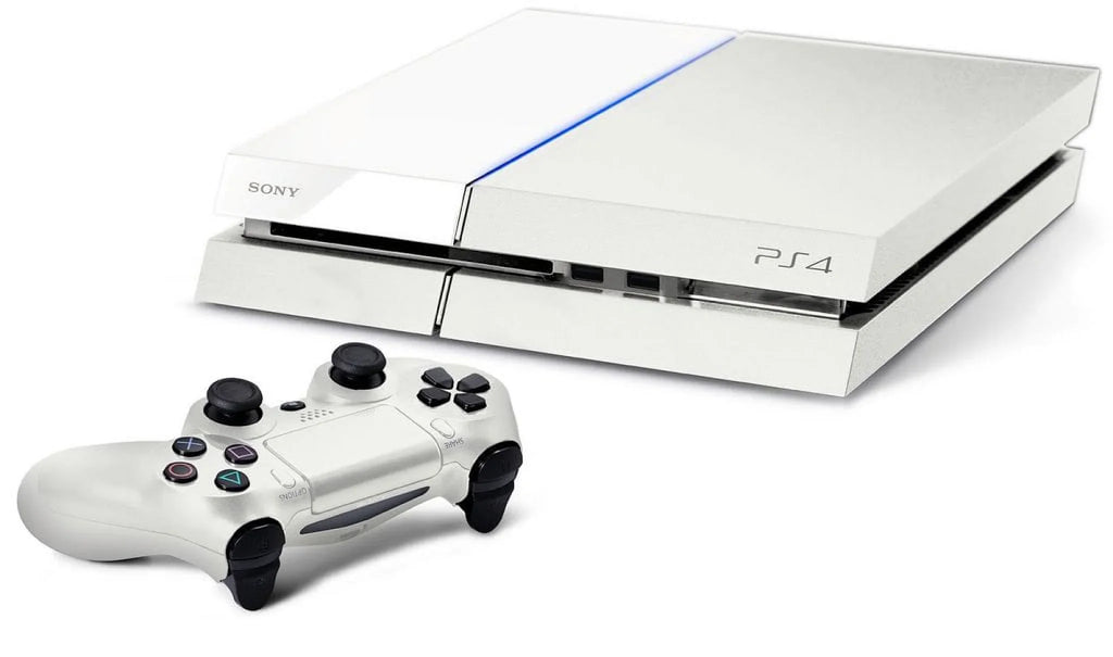 Kit Sony Controller 500GB Headset 4 White, New Like PlayStation Console With Cleaning 2 Gaming