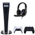 Black Dualsense and Controller Console Extra PlayStation Headset Sony Universal Digital 5 with