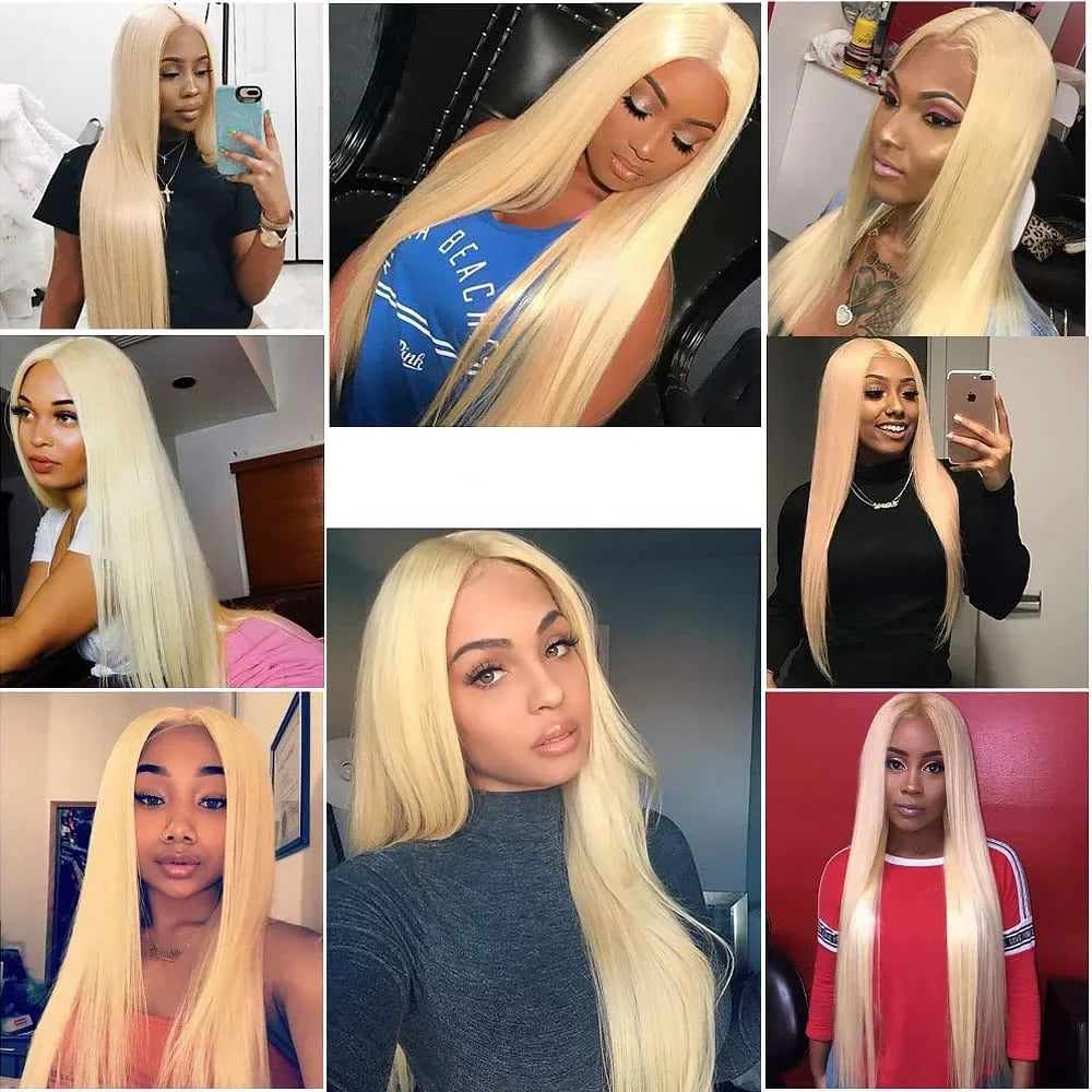 Human Unprocessed Inch Brazilian Virgin 100 Blonde 22 gram/pc Extension Hair Bundles Honey Human 8A 613 Hair 22 613 22 Bundles Straight Grade