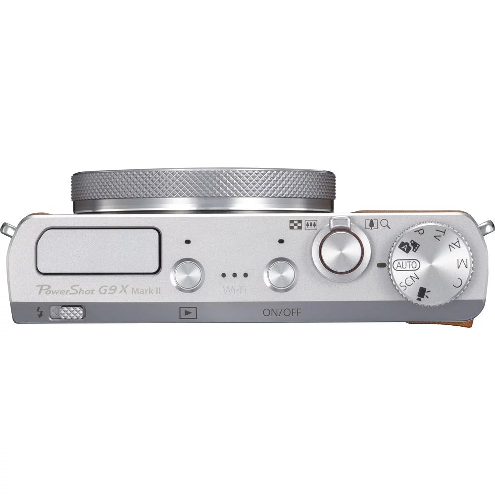 Camera Kit PowerShot - Canon 32GB + LED Mark II BAT X 20.1MP G9 Digital EXT +