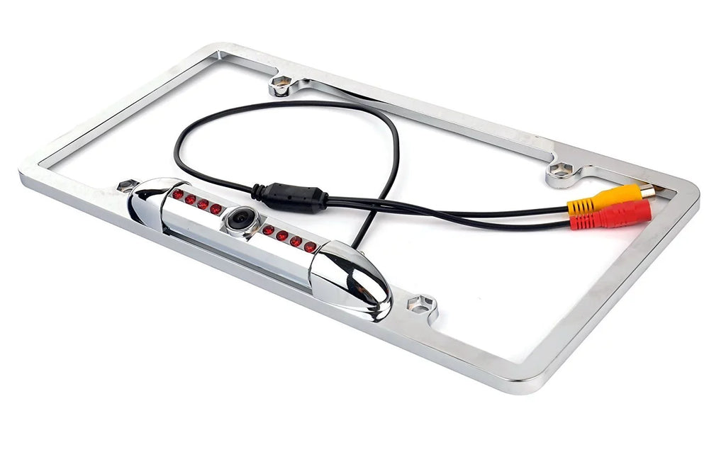 Frame Color View Night Camera Pioneer JVC Alpine Chrome Vision Kenwood Rear Silver