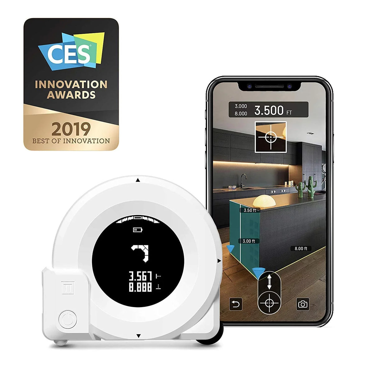 Plott with Compatibility - Measuring Reality Cubit Smart Virtual Tool Bluetooth