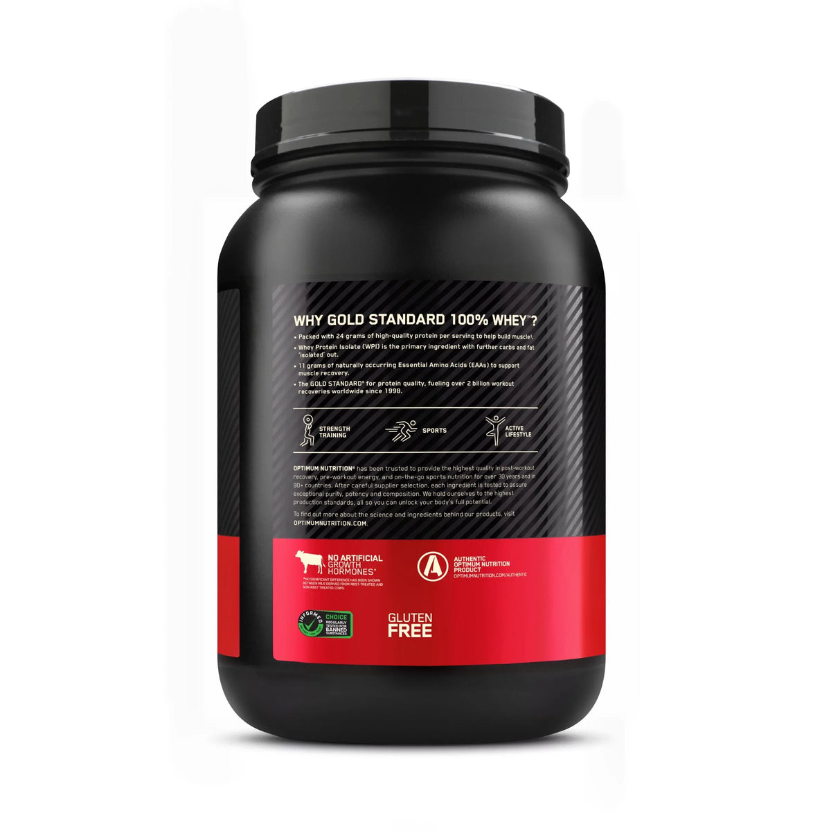 Protein 2 Servings Optimum Cream, Banana Whey 100% Gold Standard Nutrition, 29 lb, Powder,