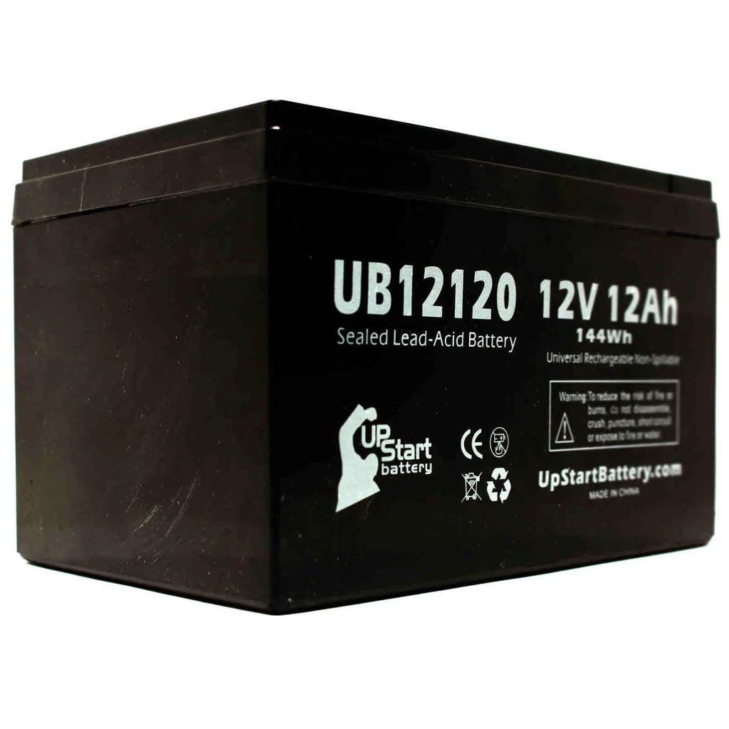 UB12120 6 Battery - 3x F1 Adapters Acid F2 12Ah, Battery Terminal, Includes - - AGM, Lead GTI Sealed to SeaScooter (12V, 12000mAh, Replacement Terminal SEA-DOO Universal F1 SLA) Pack