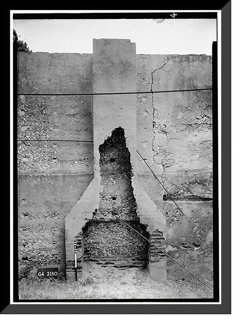 Print, House Road, County, Jekyll x - 17-7/8" Island, GA Glynn Horton Historic Main 4, 21-7/8" Framed (Remains),