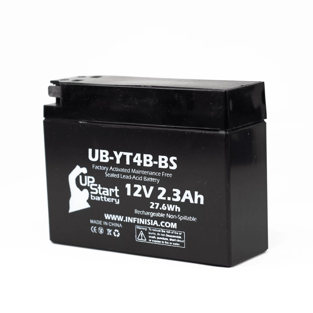 2004 Maintenance 400CC 2.3Ah, Yamaha Battery UB-YT4B-BS UpStart Motorcycle Activated, Replacement Battery Free, Factory for 5-Pack 12V, SR400 -
