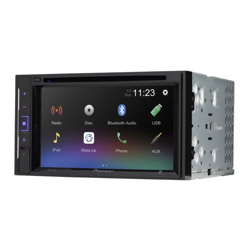 for Pioneer 6.2" Eighty-Eight Receiver Stereo 1994-1999 Oldsmobile Bundle KIT4820 W/ DIN Bluetooth/Backup Touchscreen with Double Media Car DVD/CD Camera/Install AVH-241EX Kit/in-Dash Digital AM/FM