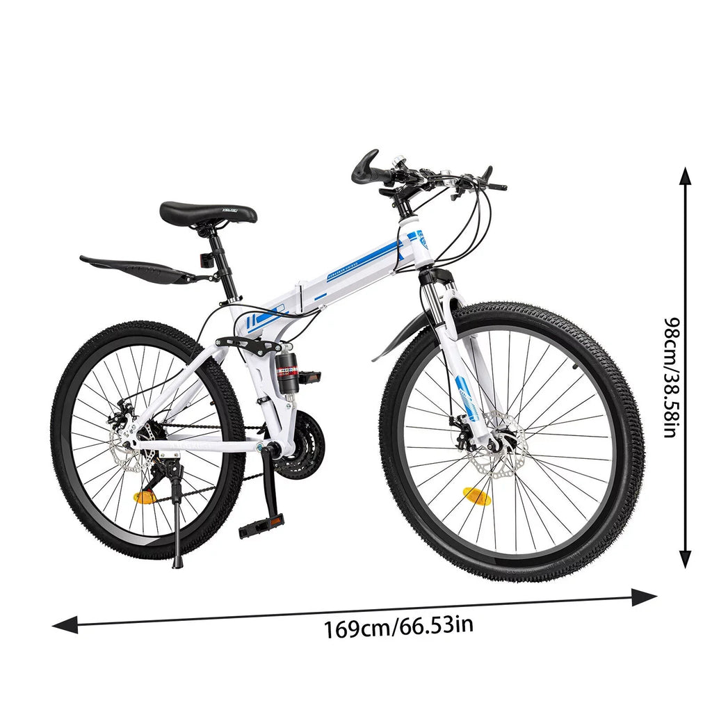 MTB Bicycle Disc Speed SHZICMY Bike Bikes Dual Folding 21 School Mountain Men 26" Brake