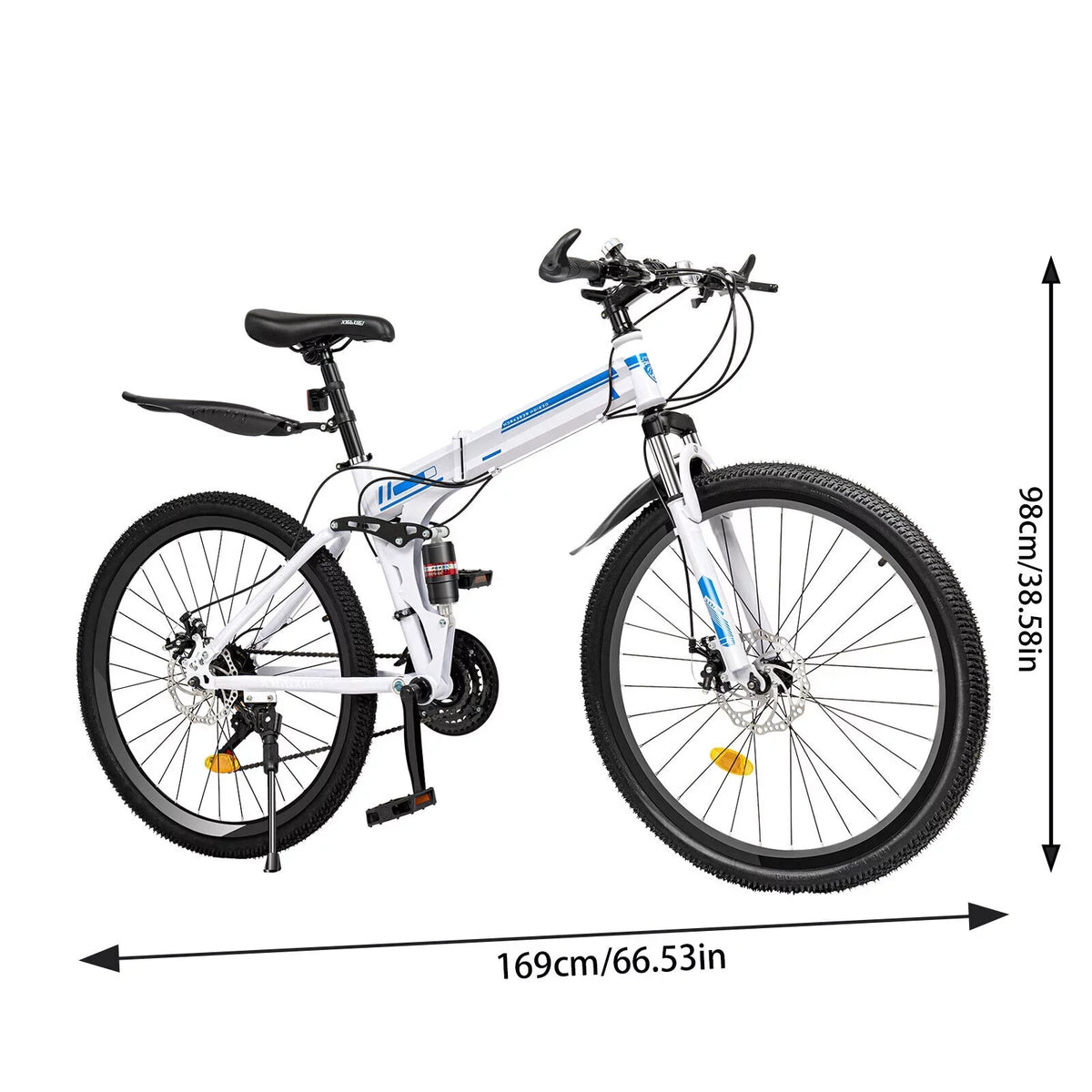 MTB Bicycle Disc Speed SHZICMY Bike Bikes Dual Folding 21 School Mountain Men 26" Brake