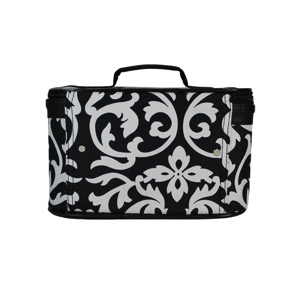 Case Cosmetic 2-Piece Pink World Traveler Set Trim Damask -
