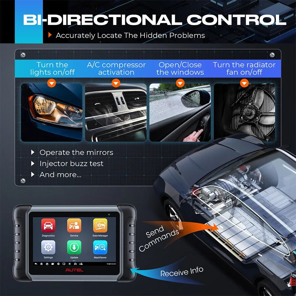 MP808S Diagnostic System Diagnostics MaxiPRO Coding, ECU Scan Car Test, Autel Update Active Year Tool Service, 2 30+ Free All