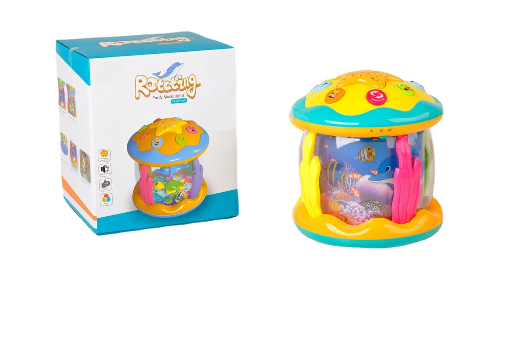 Toys Months, for Ocean Baby Up Months Light Musical Girls 6-12 Toddlers Learning 3 1 Baby for Toys 2 Year Old Toys Crawling Infant Gifts Boys 12-24 Tummy Toys Projector Time