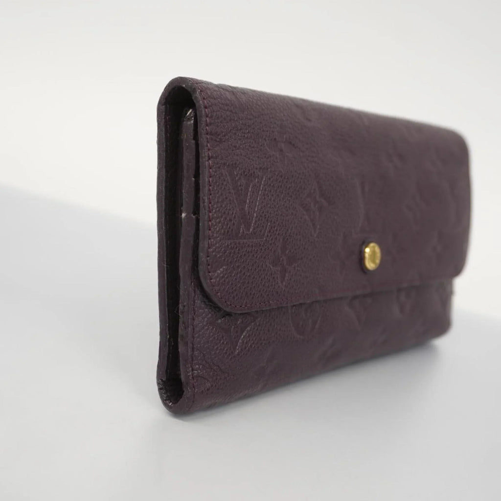 (Good) Monogram Ladies Virtuose Vuitton Long Louis Tri-fold Orb Wallet Portefeuille Empreinte M60294 Pre-Owned